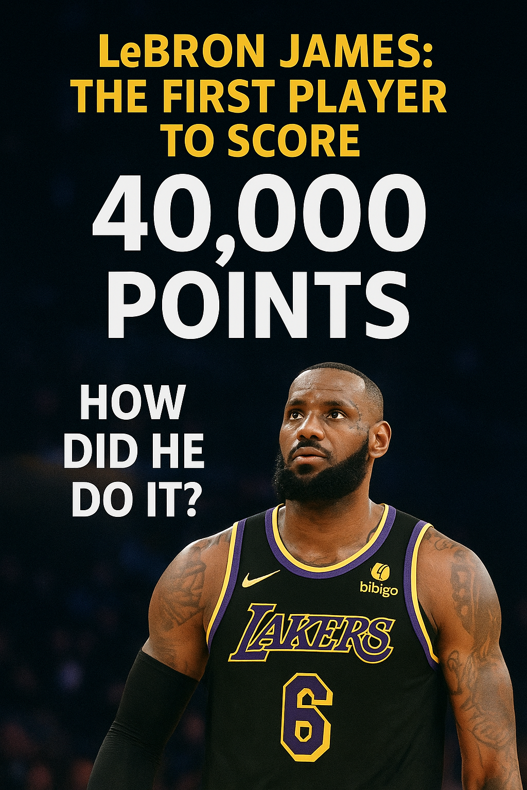 LeBron James: The First Player to Score 40,000 Points – How Did He Do It?