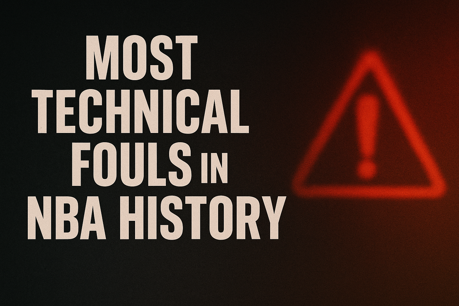 Most Technical Fouls in NBA History – Wild Record